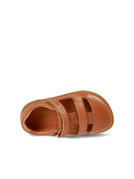 CRAVE SHELLWOOD 2.0 Cognac | Children's Barefoot Sandals