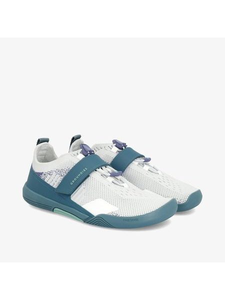 GROUNDIES G-Flex Stone/Teal | Sportliche Barfußschuhe