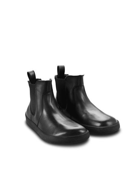 BE LENKA ENTICE NEO All Black | Damen Barfuß Chelsea Boots