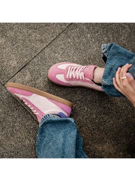 GROUNDIES PANAMA Pink/Orchid | Damen Barfußsneaker