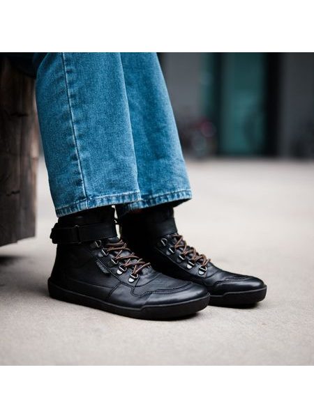 CRAVE GLASGOW 3.0 Black | Knöchelhohe Barfußschuhe