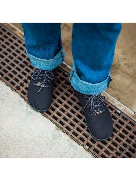LEGUANO KOSMO Black | Insulated Ankle Barefoot Boots