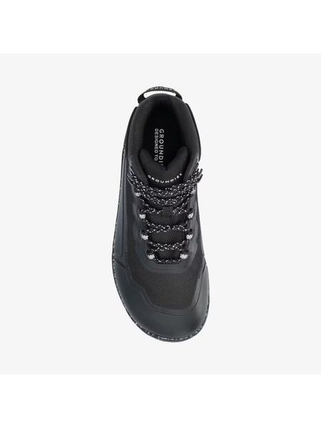 GROUNDIES ALL TERRAIN HIGH 2.0 Black | Barefoot Wanderschuhe