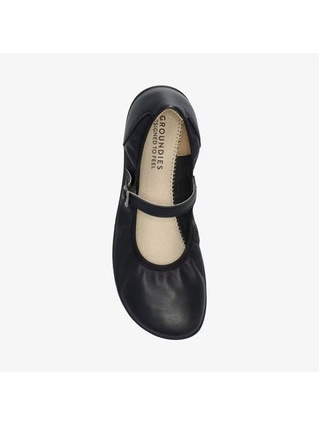 GROUNDIES AMBER 2.0 WOMEN Schwarz | Damen Barfuß-Ballerinas