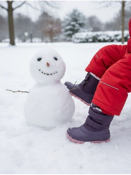 CRAVE BLIZZARD Purple | Detské zimné zateplené topánky