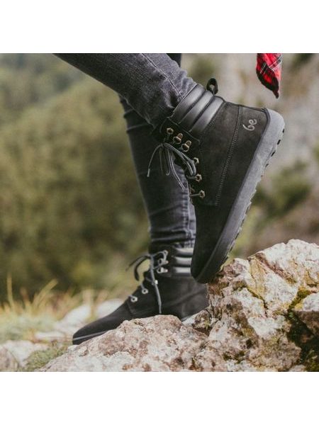 BE LENAKA NEVADA NEO All Black | Barefoot Knöchelschuhe