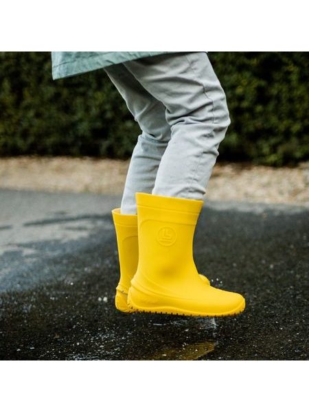 CRAVE MONSOON Yellow | Children's Barefoot Wellies