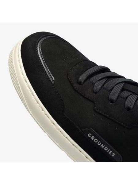 GROUNDIES® Zurich Black / Sand | Barfuß-Sneaker