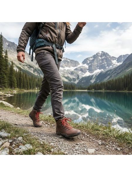 KILPI BARE HIGH WP-U Braun | Outdoor-Barfußschuhe