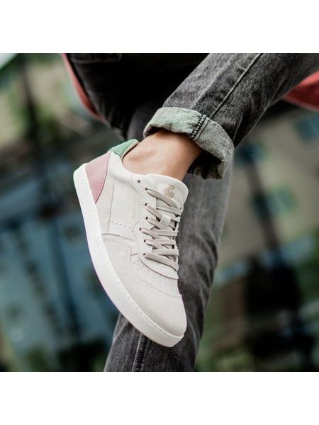 GROUNDIES NOVA GS1 WOMEN Beige Pink | Damen Barfuß-Sneaker