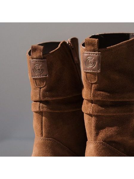 GROUNDIES ODESSA WOMEN GO1 Chocolate Brown | Women's Barefoot Boots