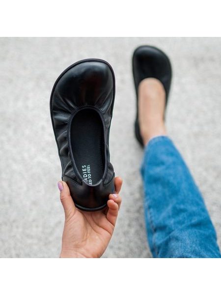 GROUNDIES LILY 3.0 WOMEN Barefoot+ Black | Damen Barefoot Ballerinas