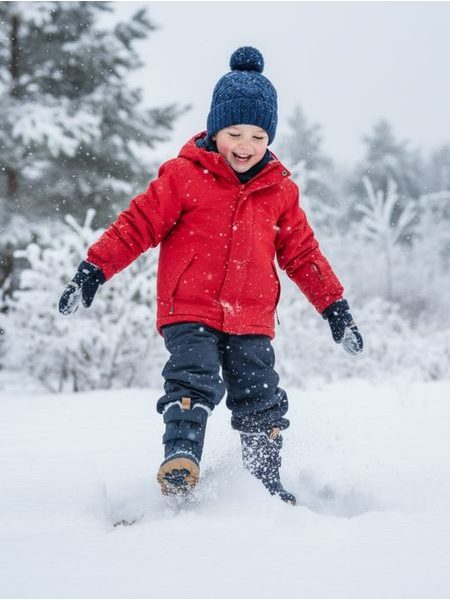 CRAVE BLIZZARD Blue | Detské zimné zateplené topánky