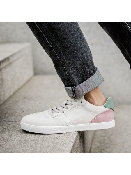 GROUNDIES NOVA GS1 WOMEN Beige Pink | Damen Barfuß-Sneaker