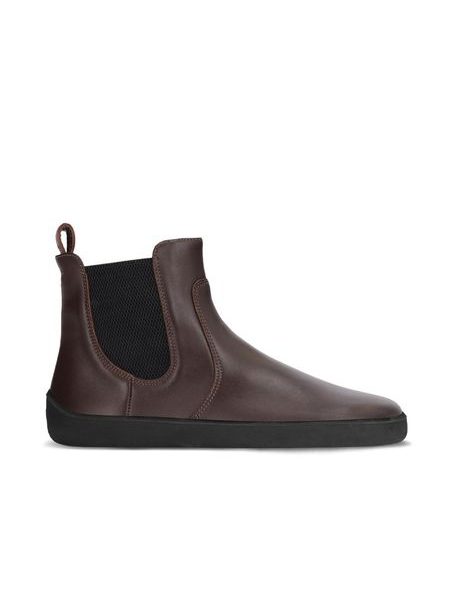 BE LENKA ENTICE NEO Dark Brown & Black | Damen Barfuß Chelsea Boots