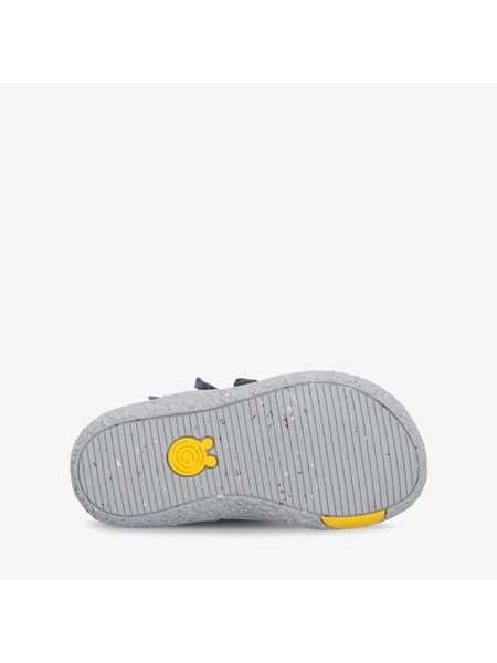 GROUNDIES OTTAWA Navy/Yellow | Children's Barefoot Insulated Boots
