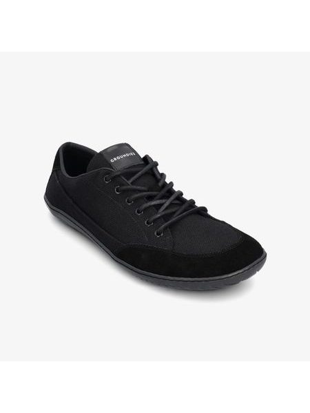 GROUNDIES AMSTERDAM MEN Black | Herren Barfußschuhe