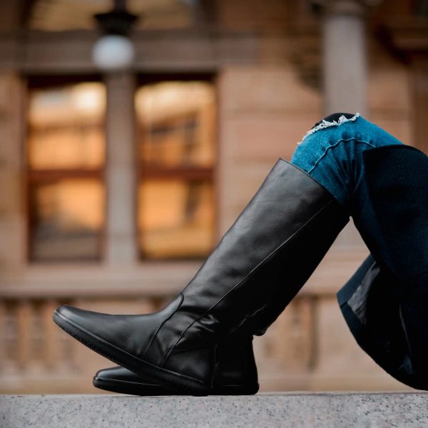 Vysoké zimní barefoot boty