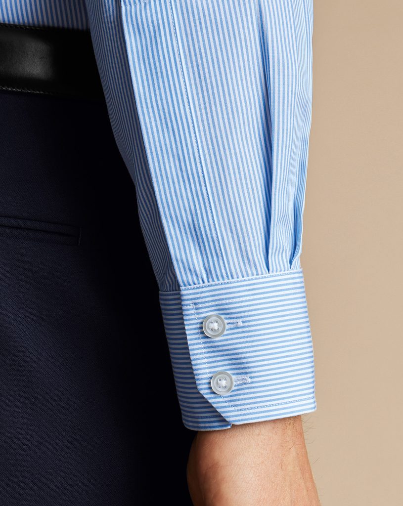 Gentleman Store Charles Tyrwhitt Spread Collar NonIron Bengal Stripe