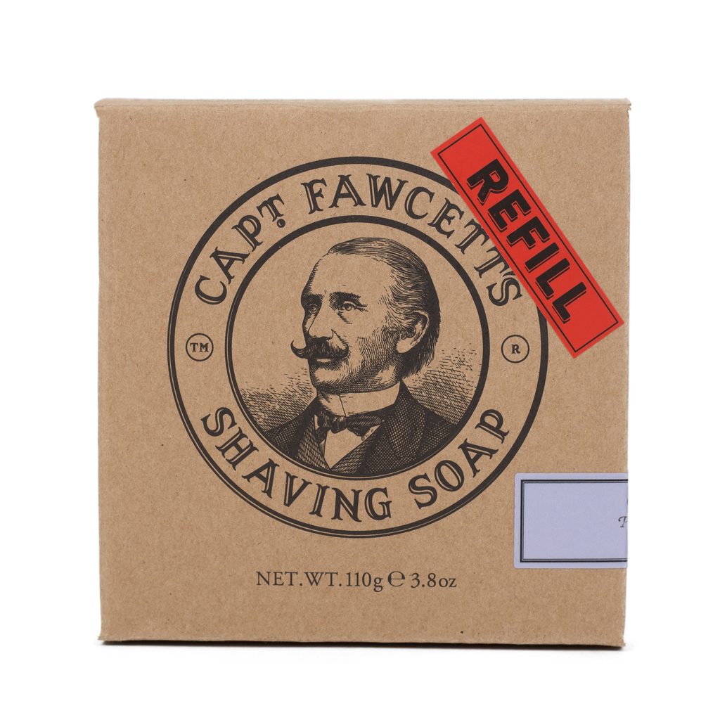 Gentleman Store - Cpt. Fawcett borotválkozó szappan (100 g) - utántöltés -  Captain Fawcett - Borotvaszappanok - Borotválkozáshoz, Borotválkozás