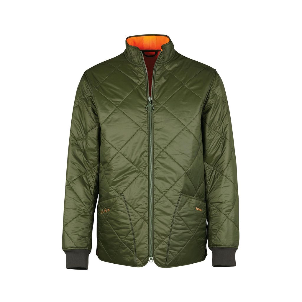 Gentleman Store - Kétoldalú steppelt dzseki Barbour x Brompton Reversible  Fold Quilted Jacket - Olive - Barbour - Kabátok - Ruházat