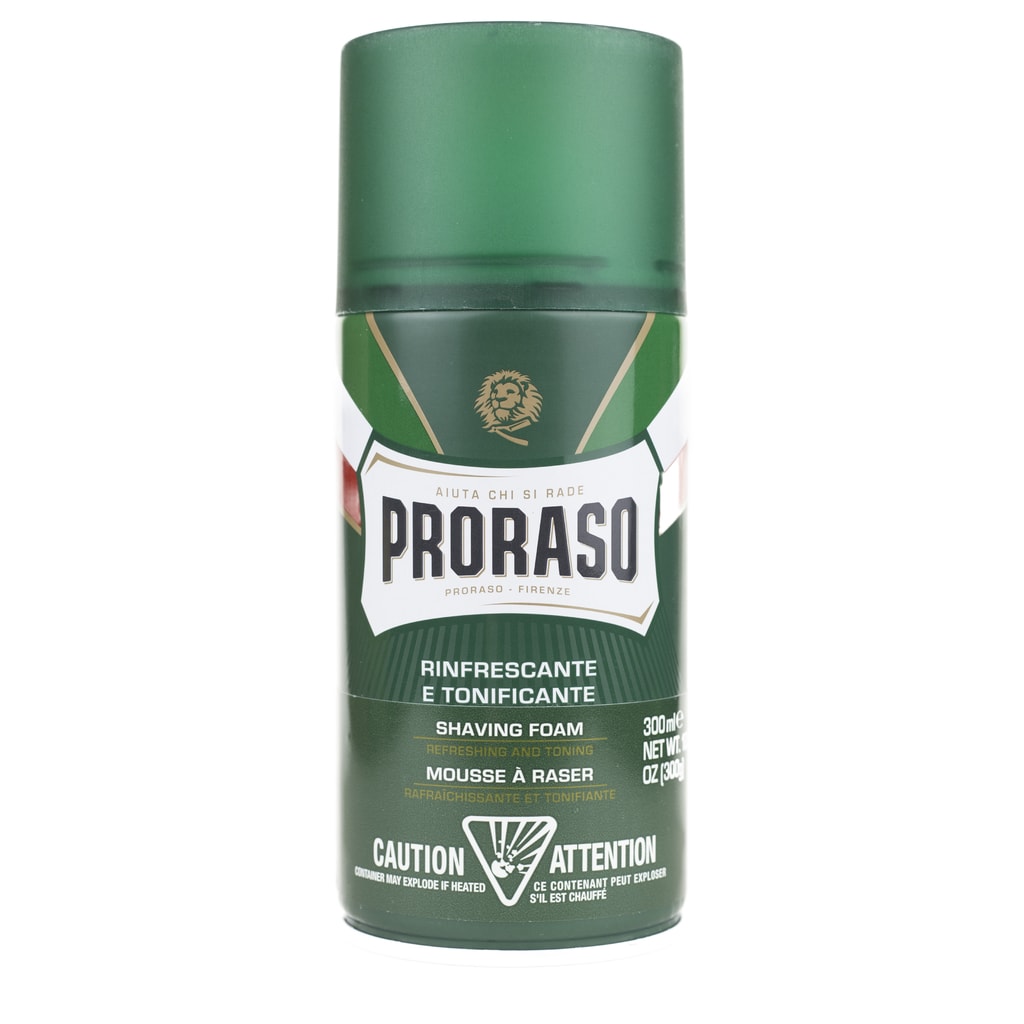 Gentleman Store - Proraso zöld borotvahab (mentol) (300 ml) - Proraso -  Borotvahabok - Borotválkozáshoz, Borotválkozás
