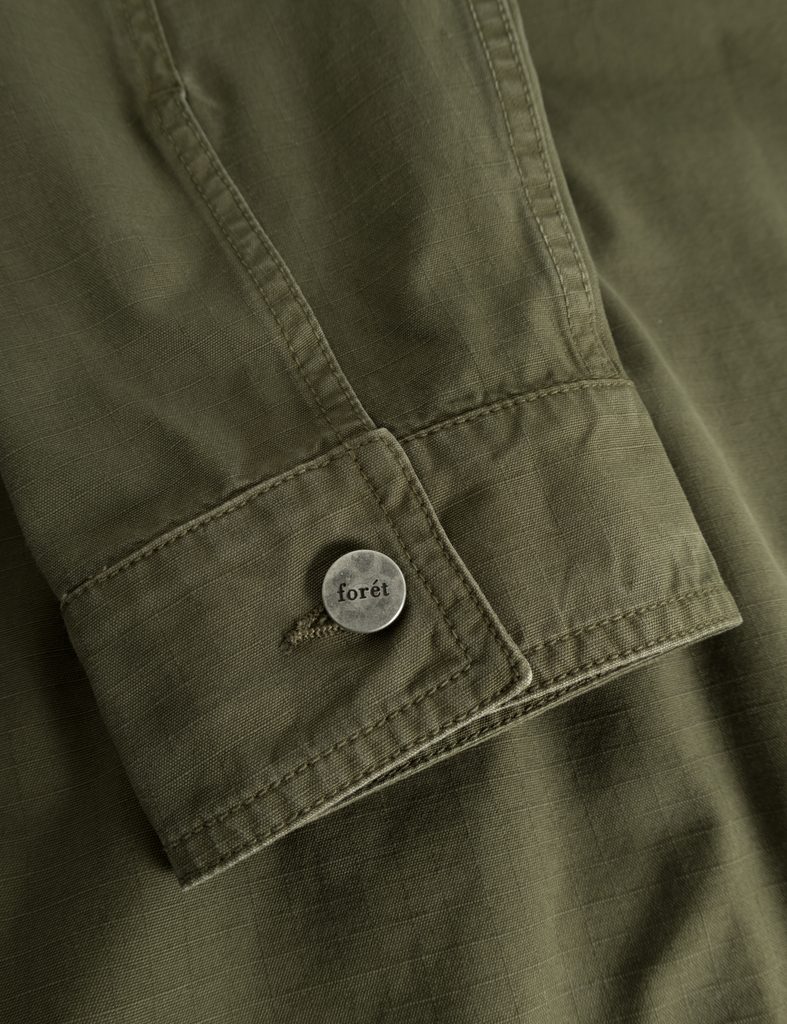 Gentleman Store - forét Amble Overshirt — Army - forét - Kabátok - Ruházat