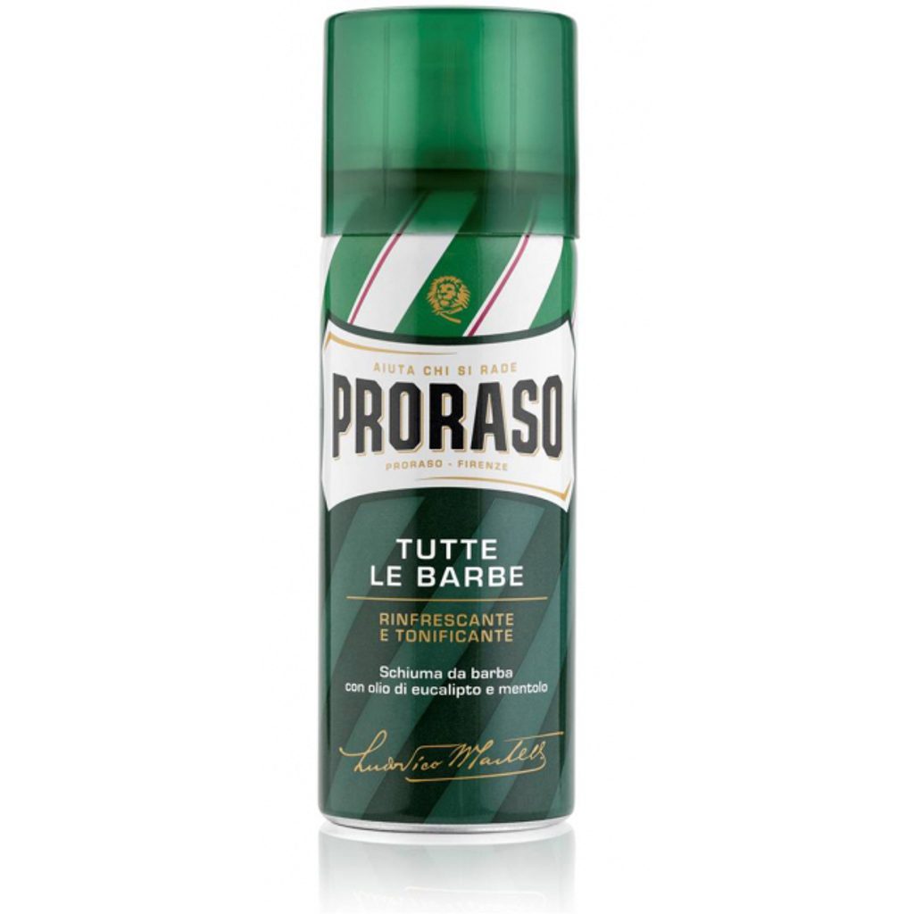 Gentleman Store - Mini Proraso zöld borotvahab (mentol) (50 ml) - Proraso -  Borotvahabok - Borotválkozáshoz, Borotválkozás