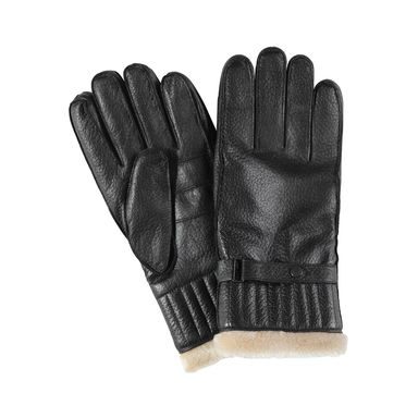 Barbour Leather Utility Gloves — Black