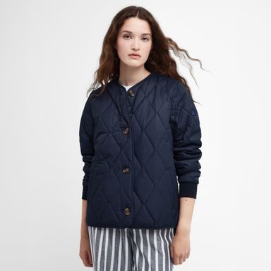 Barbour Bickland Quilted Jacket — Dark Navy