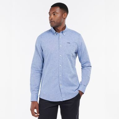 Barbour Nelson Tailored Shirt — Blue