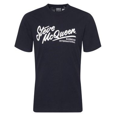 Barbour International Strike T-Shirt — Classic Black