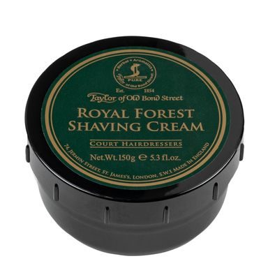 Borotválkozási krém Taylor of Old Bond Street Royal Forest (150 g)