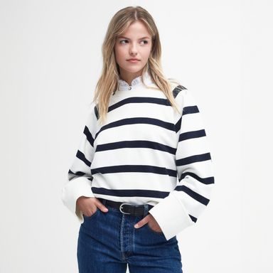 Barbour Longfield Sweatshirt — Navy