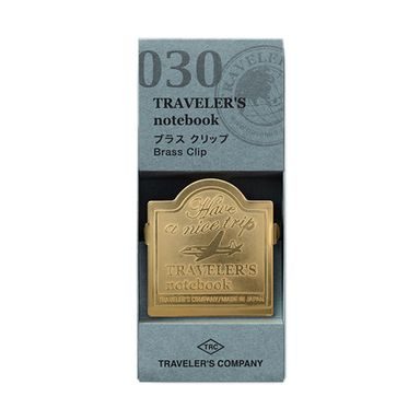 Sárgaréz kapocs TRAVELER'S COMPANY BRASS PRODUCTS repülő logóval