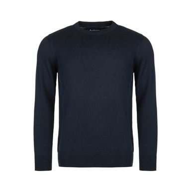 Barbour Pima Cotton Crew Neck pulóver — Navy