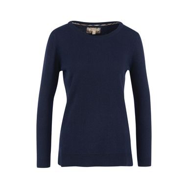 Barbour Pendle Knitted Jumper — Navy