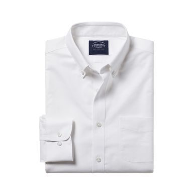Charles Tyrwhitt Non-Iron Twill Shirt — Sky Blue