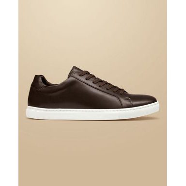 Charles Tyrwhitt Leather Oxford Shoes — Black