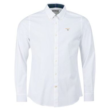 Barbour Striped Oxtown Tailored Shirt — Sky Blue