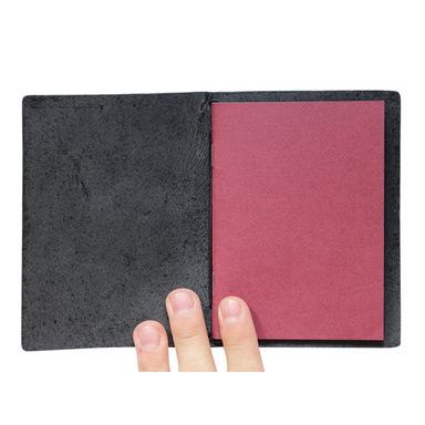 John & Paul bőr notebook táska - fekete