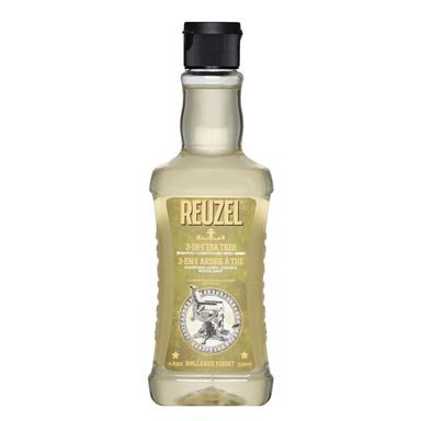 3-in-1 (hajsampon, arcszappan, tusfürdő) Reuzel (350 ml)
