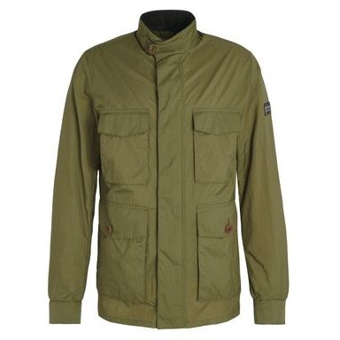 Barbour International Duke Wax Jacket — Sage