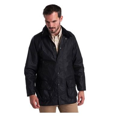 Barbour International SL viaszolt kabát — Black