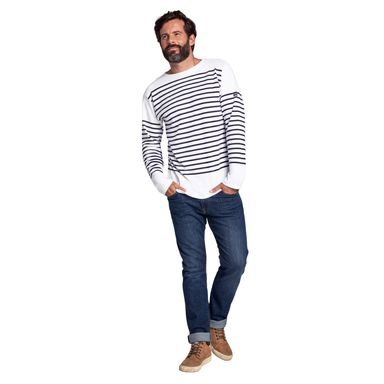 Barbour Whalton Striped T-Shirt — Clasic Navy