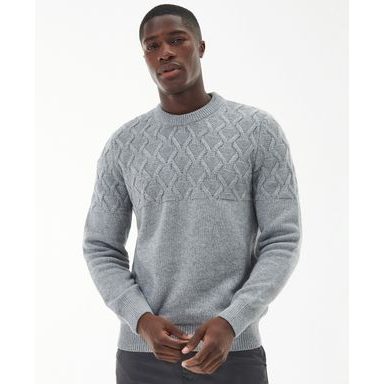 Barbour Cathil Crew Neck Jumper — Military Brown