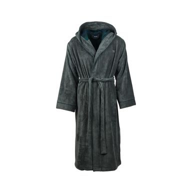 Pamut fürdőköntös Barbour Angus Dress Gown - Charcoal