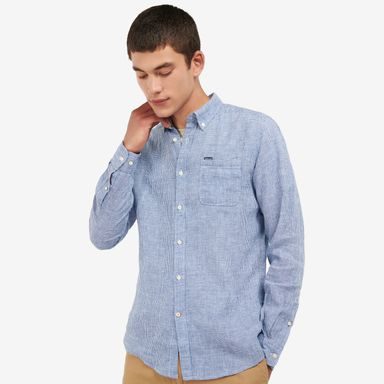 Charles Tyrwhitt Button-Down Non-Iron Stretch Oxford Shirt — Sky Blue