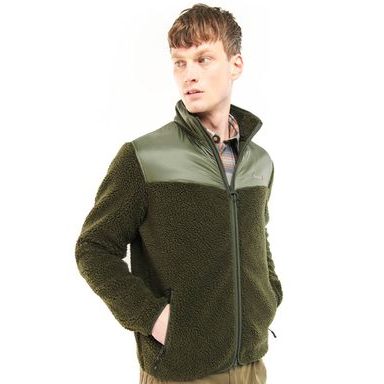 Fleece kabát Barbour Axis Fleece - Olive