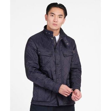 Barbour × Maison Kitsuné Kenning Quilted Jacket — Classic Navy